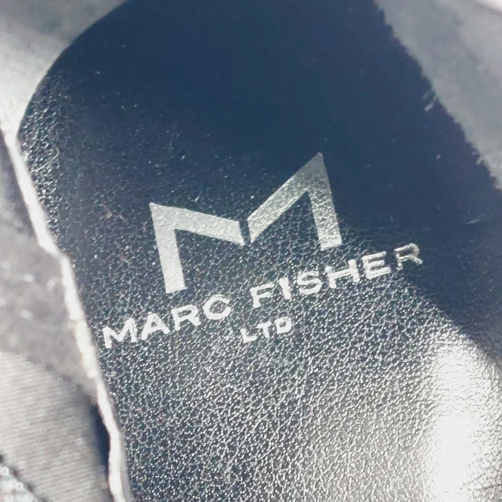 NEW Marc Fisher Comara Over The Knee Pointed Toe Boot Black Stretch Suede M43